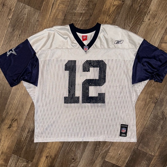 SOLD 💕Reebok NFL Dallas Cowboys 12 Mesh Jersey - Picture 5 of 13